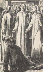 Musiikkimestari, 1855. tekijältä Dante Gabriel Rossetti