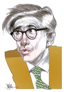 Franco Debenedetti (digitaalinen värikynäpiirustus) tekijältä Dariush Radpour