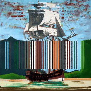 Bark Endeavour, 2019 (asyyli kankaalle)
