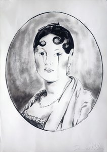 Ingre Girl 3, 2003 (tussi paperille) tekijältä Darren Coffield