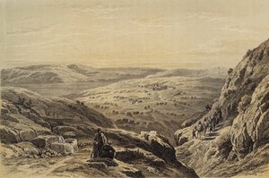 Cana, yleisnäkymä (väri litho) tekijältä David (after) Roberts