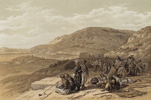 Jaakobin kaivo Sikemissa (väri litho)