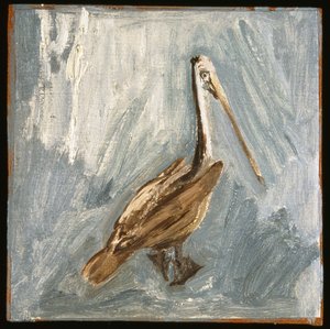Pelikaani (öljy kankaalle aluksella)