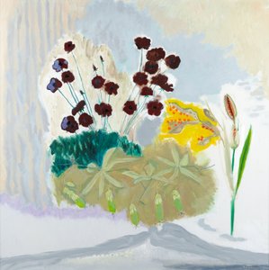 Seedpods and Cosmos, 2010 (öljy kankaalle) tekijältä David Alan Redpath Michie