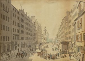 Näkymä Edinburghin High Streetille idästä, 1793
