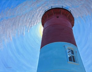 Valon näkeminen, 2017 (öljy kankaalle) tekijältä David Arsenault