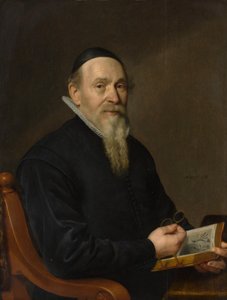 Miehen muotokuva, mahdollisesti kasvitieteilijä, 1641.