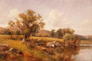 Llugwy-joen rannalla, Pohjois-Walesissa tekijältä David Bates