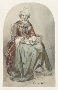Istuva vanha rouva