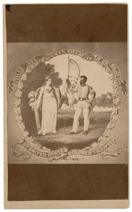 "Mieluummin kuolla vapaana kuin elää orjana",c. 1864 (painettu) tekijältä David Bustill Bowser