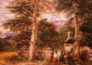 Bettws-y-Coedin kirkko, Pohjois-Wales tekijältä David Cox