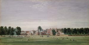 Buckinghamin talo Green Parkista, 1825 tekijältä David Cox