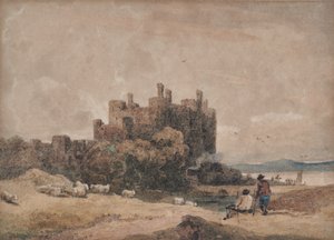 Castell de Conway [3]finès tekijältä David Cox