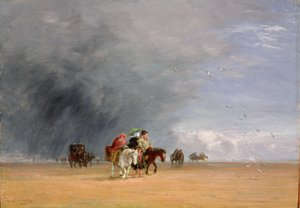 Crossing the Sands, 1848 tekijältä David Cox