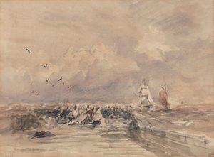 Dieppe Pier, Kova tuulta tekijältä David Cox