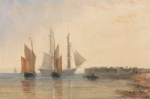 Entrada para Calais Harbourfinnish tekijältä David Cox