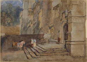 Haddon Hallin sisäänkäynti tekijältä David Cox