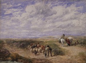 Pysy vasemmalla tiellä, 1854 tekijältä David Cox