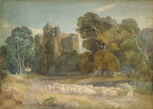 Kenilworthin linna Warwickshiressä tekijältä David Cox