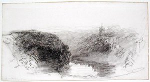 Knaresborough (hiili paperilla) tekijältä David Cox