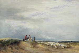 Ratsastajat Ulverstonessa (wc paperilla) tekijältä David Cox