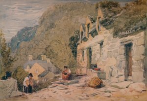 Black Jacks Cottage, Bettws-y-Coed, 1846 tekijältä David Cox the elder