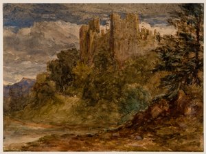 Ludlowin linna, 1800-luku. tekijältä David Cox the elder