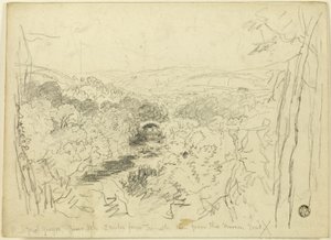 Pont Pwl Gwyn, Usk-joki tekijältä David Cox the elder