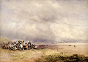 Ulverston Sands, 1835. tekijältä David Cox the elder