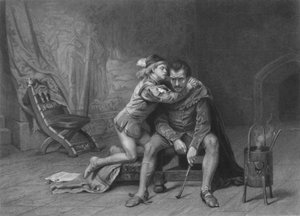 "Prince Arthur ja Hubert King John", vuodelta 1870. tekijältä David Desvachez
