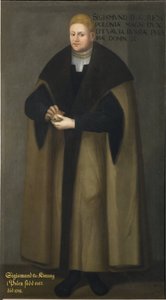 Sigismund I Vanhin, Puolan kuningas ja Liettuan suurruhtinas - Puolan Sigismund I:n (1467-1548) muotokuva, kirjoittanut Frumerie, David (1641-1677). öljy kankaalle tekijältä David Frumerie