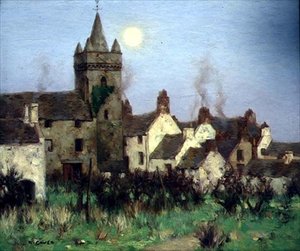 Tolbooth, Kircudbright, n. 1900 (öljy kankaalle)