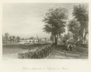 Länsi-lähestymistapa Kingston-on-Thamesille