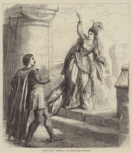 Kohtaus Rebeccasta Drury-Lane Theatressa tekijältä David Henry Friston