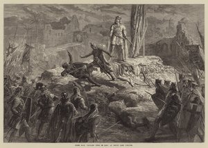 Kohtaus Richard Coeur de Lionista Drury Lane -teatterissa tekijältä David Henry Friston