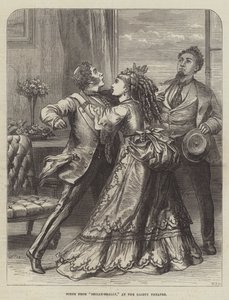 Kohtaus Shilly-Shallysta Gaiety-teatterissa tekijältä David Henry Friston