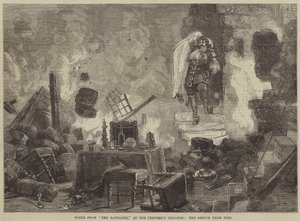 Kohtaus elokuvasta The Rapparee, Princesss Theatre, pelastus tulipalosta tekijältä David Henry Friston