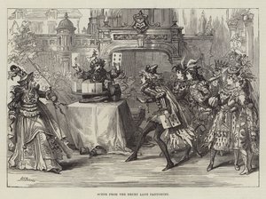 Kohtaus Drury Lane Pantomiimista tekijältä David Henry Friston