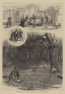 Kohtauksia elokuvasta The Corsican Brothers, Lyceum Theatre tekijältä David Henry Friston