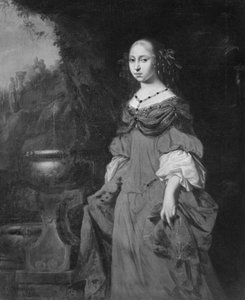 Anna Dorotea, 1640-1713, Holstein-Gottorpin prinsessa, Quedlinburgin abbedissa tekijältä David Klöcker Ehrenstrahl