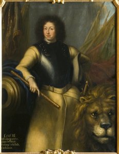 Kaarle XI, 1655–1697, Ruotsin kuningas ja Zweibrückenin palatinaattikreivi tekijältä David Klöcker Ehrenstrahl