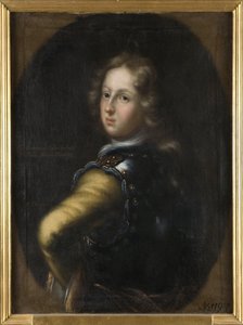 Charles III Guillaume de Bade Durlach - Baden-Durlachin markkreivi Charles III Williamin (1679-1738) muotokuva, Ehrenstrahl, David Klocker (1629-1698). Öljy kankaalle. Mitat: 83 x 67 cm. Tukholman kansallismuseo tekijältä David Klöcker Ehrenstrahl