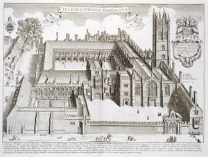 Magdalen College, Oxford, "Oxonia Illustrata", julkaistu 1675