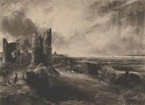 Hadleigh Castle: Large Plate, 1830-32. tekijältä David Lucas