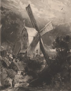 Mylly lähellä Brightonia, 1829.