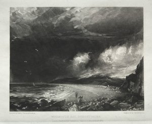 Erilaisia maisema-aiheita, tyypillisiä englantilaisille maisemille kuvista, jotka on maalannut John Constable, R.A.: Weymouth Bay, Dorsetshire tekijältä David Lucas