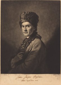 Jean-Jacques Rousseau tekijältä David Martin after Allan Ramsay