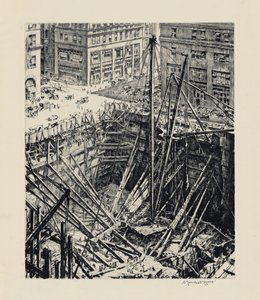 Manhattanin kaivaukset tekijältä David Muirhead Bone