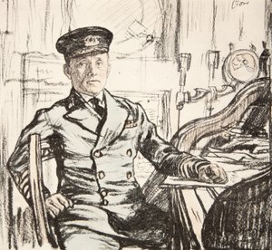 Kapteeni Cyril Fuller RI Navy, kuvitus kirjasta 