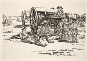 Dinner Time: Men of the RFA, kuvitus teoksesta 